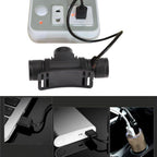 Rechargeable  Adjustable LED Power Headlamp USB Flashlight Waterproof  Headlight Torch  Light Work Lamp  For Outdoors Camping Running  Survival Hiking Stevvex