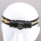 Rechargeable  Adjustable LED Power Headlamp USB Flashlight Waterproof  Headlight Torch  Light Work Lamp  For Outdoors Camping Running  Survival Hiking Stevvex