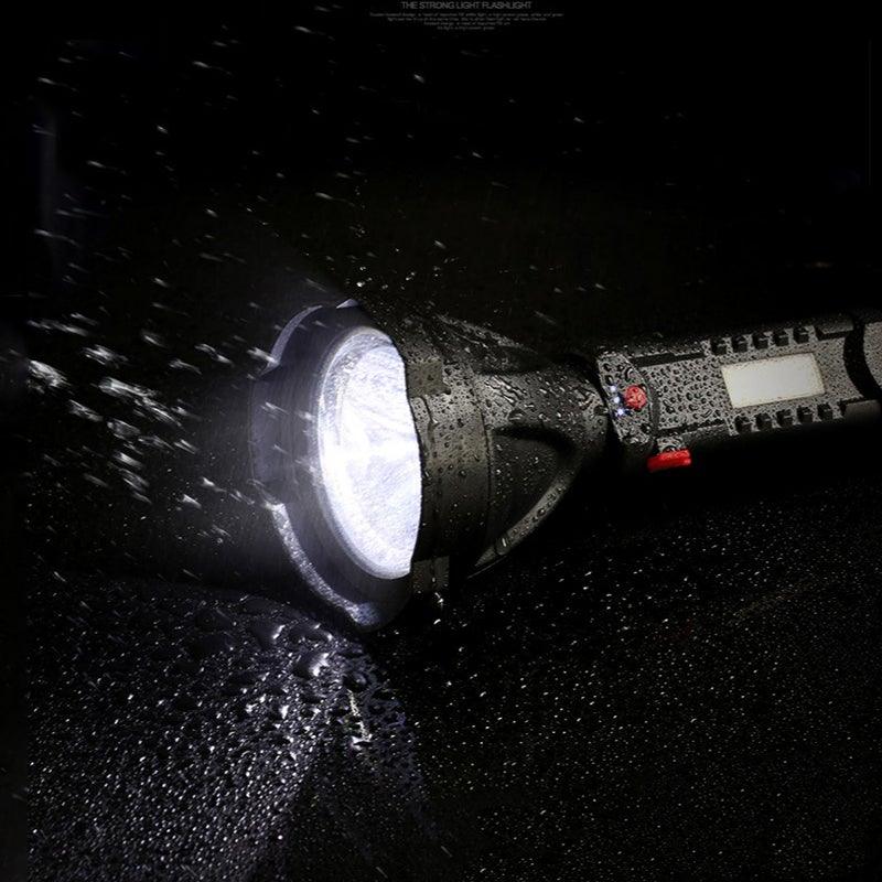 Rechargeable Adjustable USB LED Portable Rotary High Lumen Zoombale Super Strong Flashlight  Ultra-bright For Long-range  Outdoor  Camping Fishing Hiking Riding Walking Jogging Flashlight Stevvex