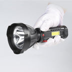Rechargeable Adjustable USB LED Portable Rotary High Lumen Zoombale Super Strong Flashlight  Ultra-bright For Long-range  Outdoor  Camping Fishing Hiking Riding Walking Jogging Flashlight Stevvex