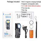 Rechargeable High Lumen Super Bright Powerful LED CREE XP-L HI  Flashlight Magnetic Water & Impact Resistant Handheld Flashlights  For Outdoor Camping Hiking Riding Stevvex