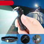 Rechargeable High Lumen Super Bright Powerful LED CREE XP-L HI  Flashlight Magnetic Water & Impact Resistant Handheld Flashlights  For Outdoor Camping Hiking Riding Stevvex