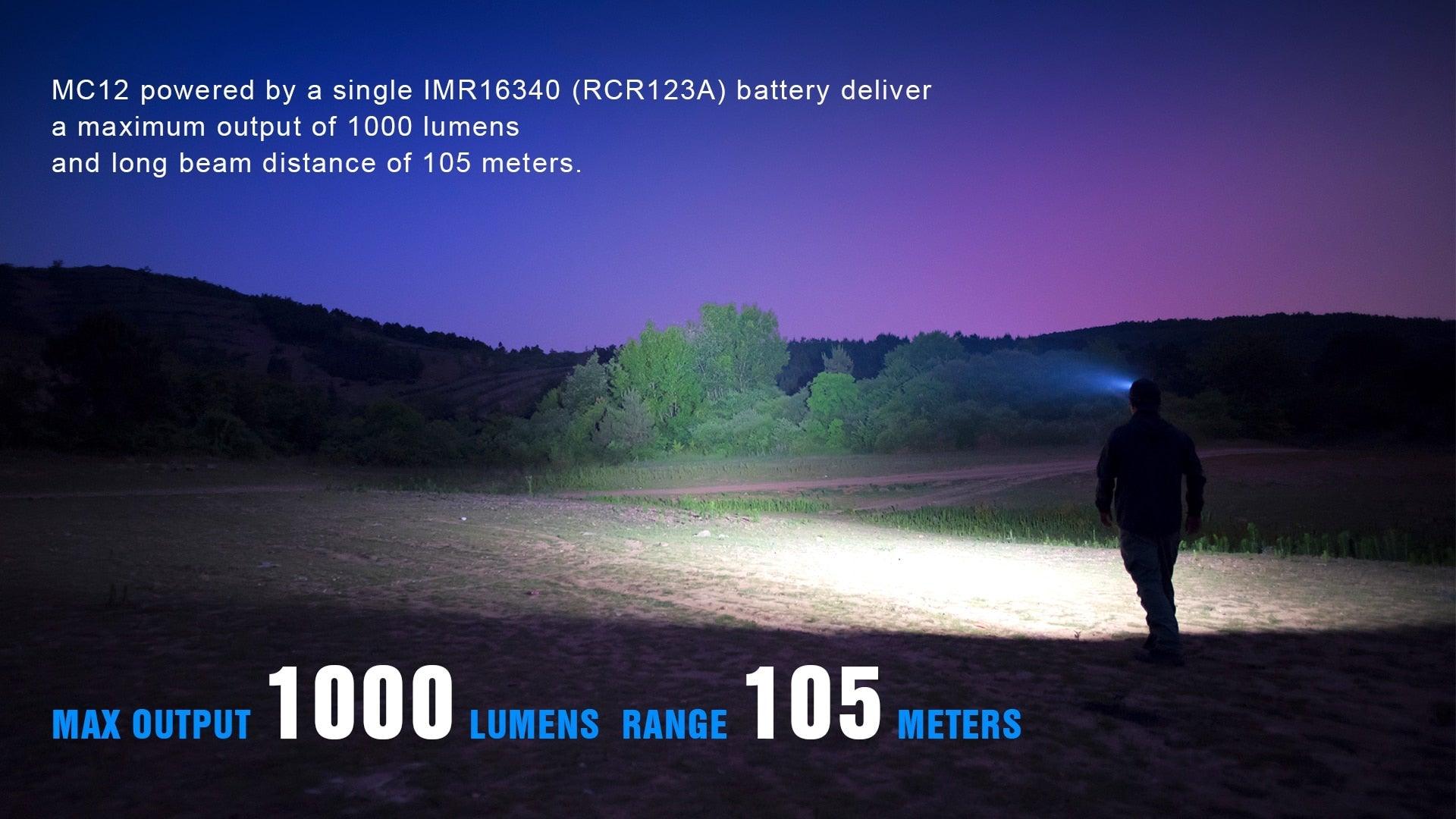 Rechargeable High Lumen Super Bright Powerful LED CREE XP-L HI  Flashlight Magnetic Water & Impact Resistant Handheld Flashlights  For Outdoor Camping Hiking Riding Stevvex