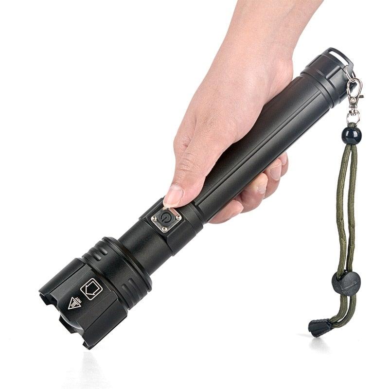 Rechargeable LED Flashlight High Lumen USB Ultra Bright Adjustable Powerful Zoomable Flashlight Water Resistant For  Daily Household and Outdoor Camping Hiking Riding Running Stevvex