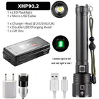 Rechargeable LED Flashlight High Lumen USB Ultra Bright Adjustable Powerful Zoomable Flashlight Water Resistant For  Daily Household and Outdoor Camping Hiking Riding Running Stevvex