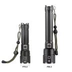 Rechargeable LED Flashlight High Lumen USB Ultra Bright Adjustable Powerful Zoomable Flashlight Water Resistant For  Daily Household and Outdoor Camping Hiking Riding Running Stevvex