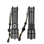 Rechargeable LED Flashlight High Lumen USB Ultra Bright Adjustable Powerful Zoomable Flashlight Water Resistant For  Daily Household and Outdoor Camping Hiking Riding Running Stevvex