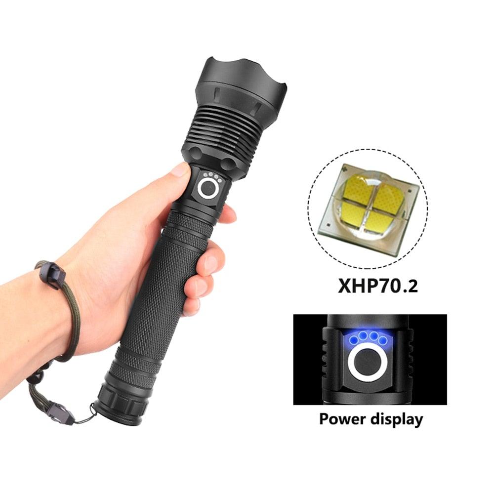 Rechargeable LED Flashlights Waterproof Hnadheld Super Bright High Lumens  Zoomable Powerful Lamp Bead Flashlight Torch For Outdoor & Indoor Camping Running Fishing Hiking Lamp Stevvex