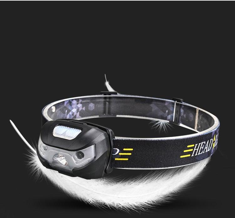 Rechargeable LED Powerfull Headlamp Flashlight USB Waterproof Headlamp Motion Body Sensor Headlight For Adults & Kids Camping Flashlight Outdoors Camping Running Biking Fishing Stevvex