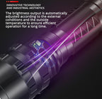 Rechargeable  LED Tactical Flashlights Waterproof Powerful High Lumen Super  Bright Power LED Aluminum Flashlight For Hiking Outdoor Camping Fishing Jogging Running HouseholdPowerful Light Stevvex
