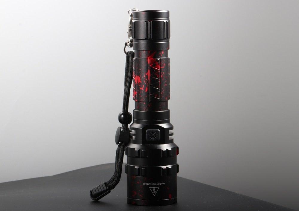 Rechargeable  LED Tactical Flashlights Waterproof Powerful High Lumen Super  Bright Power LED Aluminum Flashlight For Hiking Outdoor Camping Fishing Jogging Running HouseholdPowerful Light Stevvex