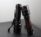 Rechargeable  LED Tactical Flashlights Waterproof Powerful High Lumen Super  Bright Power LED Aluminum Flashlight For Hiking Outdoor Camping Fishing Jogging Running HouseholdPowerful Light Stevvex