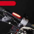 Rechargeable LED USB Mountain Bike Tail Light Taillight Safety Warning Bicycle Rear Light Bicycle Lamp Red High Intensity Rear LED Accessories Fits On Any Road Bikes Helmets Stevvex
