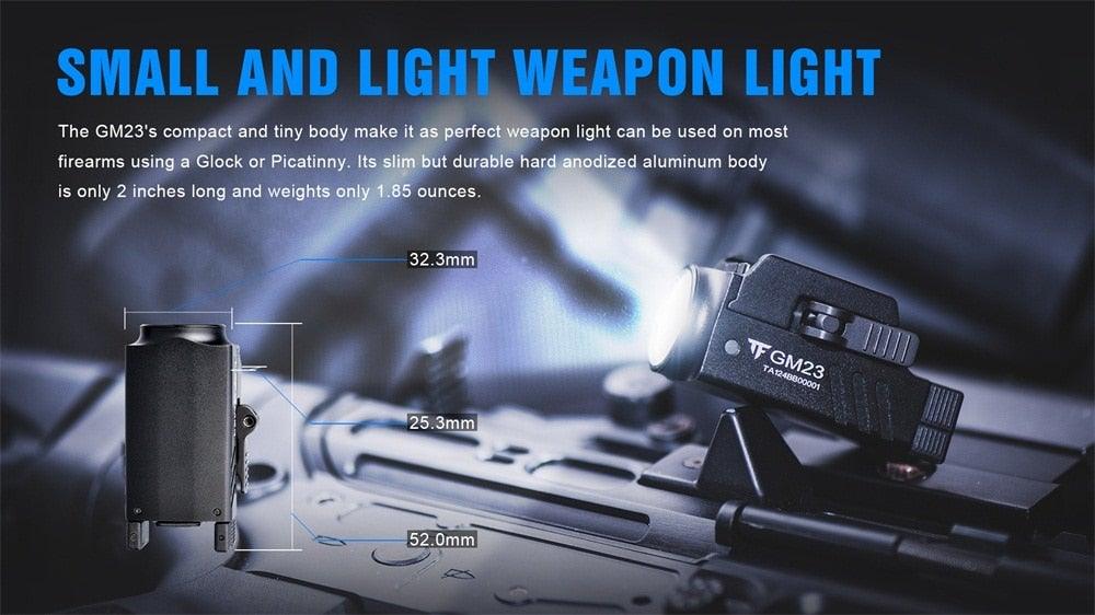 Rechargeable Spotlight Flashlight Waterproof  Adjustable High Lumen Super Bright USB LED Tactical Flashlight Gift Giving Torch Rail Mounted Flashlight For Outdoor Camping Hiking Fishing Jogging Walking Stevvex