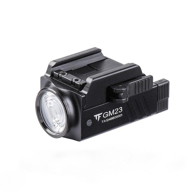 Rechargeable Spotlight Flashlight Waterproof  Adjustable High Lumen Super Bright USB LED Tactical Flashlight Gift Giving Torch Rail Mounted Flashlight For Outdoor Camping Hiking Fishing Jogging Walking Stevvex