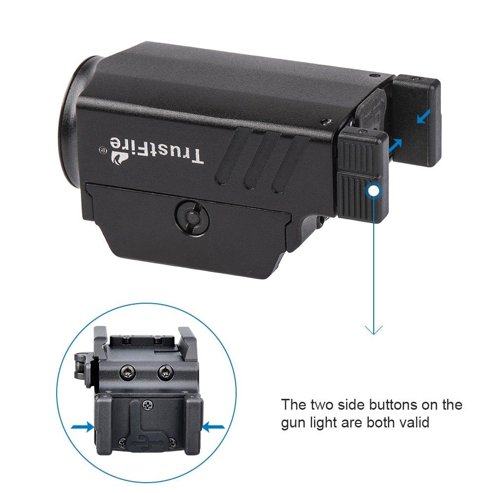 Rechargeable Spotlight Flashlight Waterproof  Adjustable High Lumen Super Bright USB LED Tactical Flashlight Gift Giving Torch Rail Mounted Flashlight For Outdoor Camping Hiking Fishing Jogging Walking Stevvex