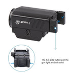 Rechargeable Spotlight Flashlight Waterproof  Adjustable High Lumen Super Bright USB LED Tactical Flashlight Gift Giving Torch Rail Mounted Flashlight For Outdoor Camping Hiking Fishing Jogging Walking Stevvex