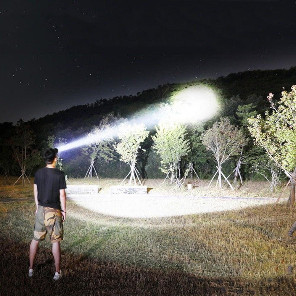 Rechargeable Super Bright High Lumen  Strong Light LED Head-Mounted Headlamp Waterproof Long-Range Flashlight For Outdoor Camping Household Riding  Night Fishing Headlight Stevvex