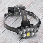 Rechargeable Ultra Bright Headlamp LED High Lumen   Headlamp USB Waterproof Flashlight Outdoor Camping 6 Modes Headlight For Outdoor Camping Cycling Running Fishing. Stevvex
