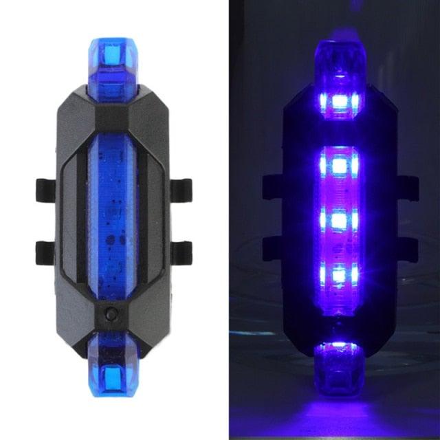 Rechargeable USB Bike Light Bicycle Front Rear Back Taillight Cycling Headlight Bicycle Lamp Flashlight Powerful Front And Back Lights Bicycle Accessories For Night Riding Cycling Safety Best Headlight With USB Tail Stevvex
