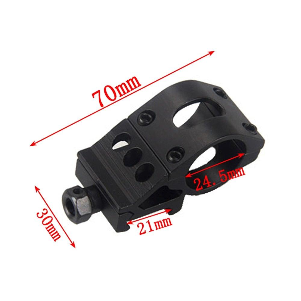 Rechargeable USB Charger High Lumen LED  Light Tactical Flashlight With Rail Mount Led Light White Tactical  Flashlight Pressure Switch For Long Distance Night Hunting Stevvex