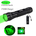 Rechargeable USB Charger High Lumen LED  Light Tactical Flashlight With Rail Mount Led Light White Tactical  Flashlight Pressure Switch For Long Distance Night Hunting Stevvex