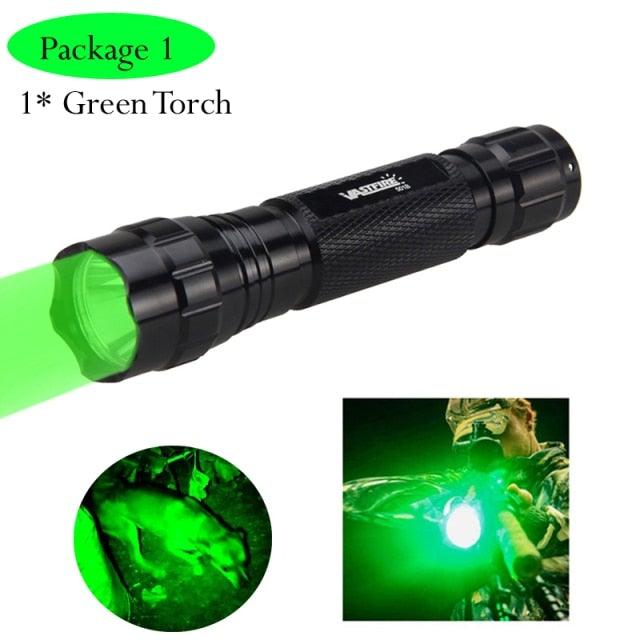 Rechargeable USB Charger High Lumen LED  Light Tactical Flashlight With Rail Mount Led Light White Tactical  Flashlight Pressure Switch For Long Distance Night Hunting Stevvex