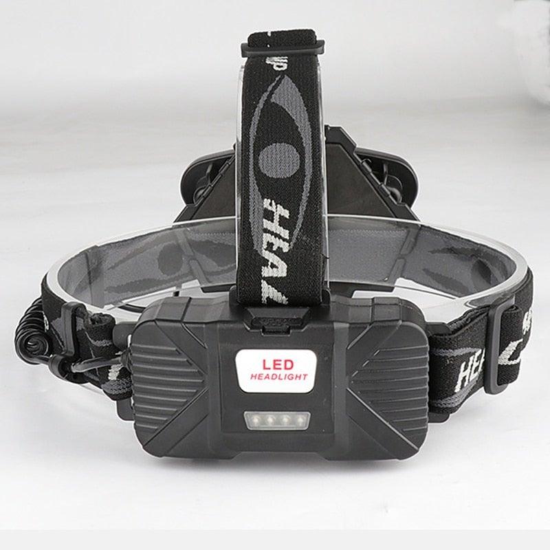 Rechargeable Usb Headlamp 500m Long Range Waterproof Headlight Lightweight Flashlight Hight Lumens Adjustable  Floodlight  For Outdoor Searchlight Hiking Camping Running Fishing Best Headlamps Stevvex