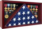 Flag Connections Rectangle Flag Medal Case Medal flag Frame The Military Gift Store