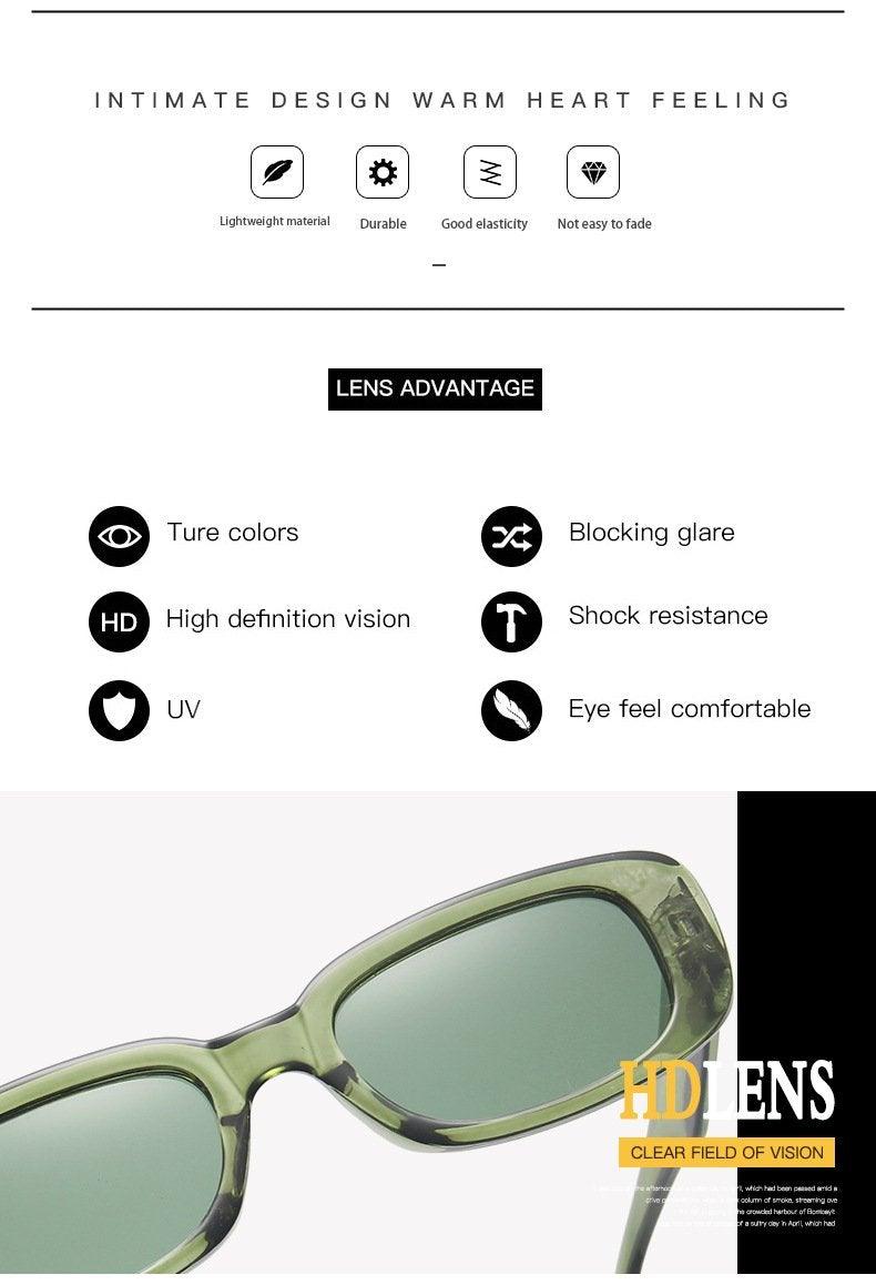 Rectangle Retro Sunglasses For  Women New  Oval Shape  Glasses For Women/Men New  Square Retro Eyeglasses For Women Luxury  Design Frames Stevvex