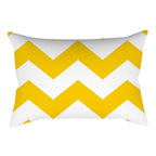 Rectangle Yellow Pillow Case Sofa Car Seat Cushion Cover Home Textile Modern Decorative Geometric Outdoor Pillow Cushion Covers Case For Couch Living Room Fashion Pillowcase 30x50CM