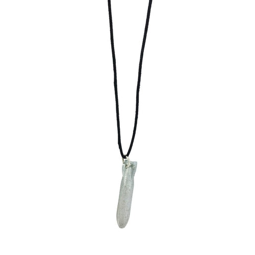Recycled Bomb Pendant Necklace Upcycled Aluminum Peace Jewelry 1.9 In BandsCo Straps
