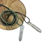 Recycled Bomb Pendant Necklace Upcycled Aluminum Peace Jewelry 1.9 In BandsCo Straps