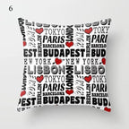 Red Abstract Cushion Cover Geometric Pillow Cases Sofa Decorative Modern Abstract Painting Pillow Case Beautiful Cushion Covers  Fashion Pillowcase Pillow Cover Stevvex