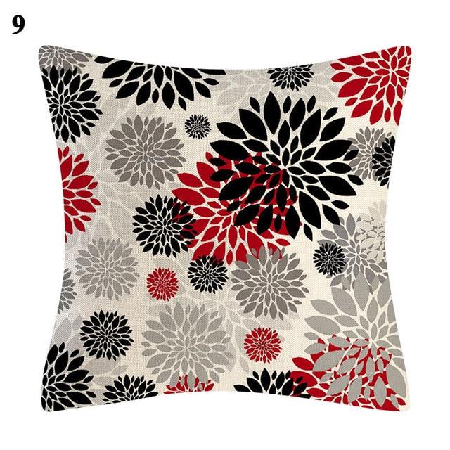 Red Abstract Cushion Cover Geometric Pillow Cases Sofa Decorative Modern Abstract Painting Pillow Case Beautiful Cushion Covers  Fashion Pillowcase Pillow Cover Stevvex