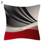 Red Abstract Cushion Cover Geometric Pillow Cases Sofa Decorative Modern Abstract Painting Pillow Case Beautiful Cushion Covers  Fashion Pillowcase Pillow Cover Stevvex