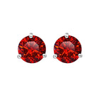 925 Sterling Silver Moissanite Stud Earrings 0.5CT 1CT Women Classic BandsCo Straps