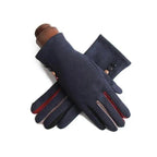 Red Winter Warm One Size Touch Screen Glove Female Fur Thick Driving Comfortable Gloves For Autumn Stevvex