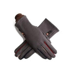 Red Winter Warm One Size Touch Screen Glove Female Fur Thick Driving Comfortable Gloves For Autumn Stevvex