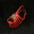''Eros'' Basket Muzzle RED - SJB-DIAMOND ELITES