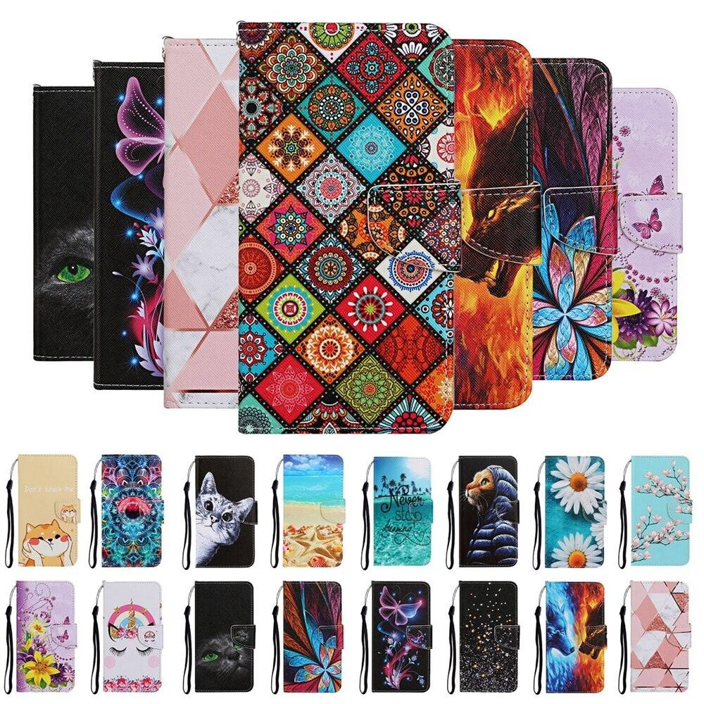 Redmi Note 8 9 Pro 9S 8T Leather Case on for Xiaomi Redmi 9 9A 9C 8A Note 9s 9Pro 8t 8 Pro New Flip Wallet Case Leather Card Slots Phone Cover Flip Case Women Phone Cover Stevvex