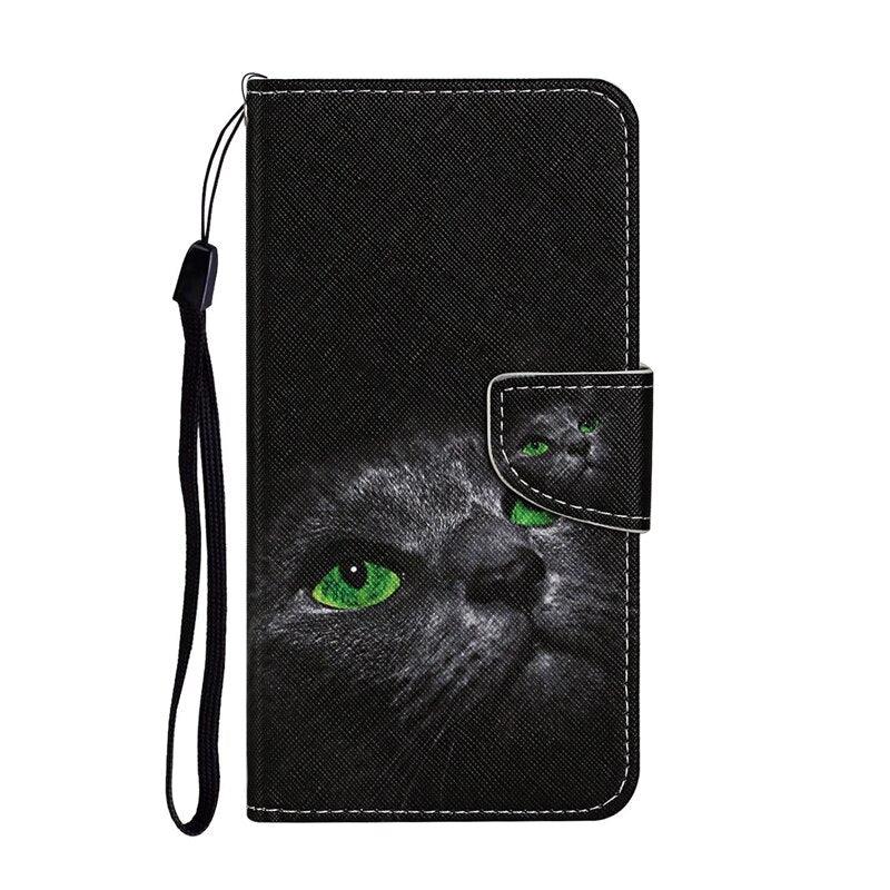 Redmi Note 8 9 Pro 9S 8T Leather Case on for Xiaomi Redmi 9 9A 9C 8A Note 9s 9Pro 8t 8 Pro New Flip Wallet Case Leather Card Slots Phone Cover Flip Case Women Phone Cover Stevvex