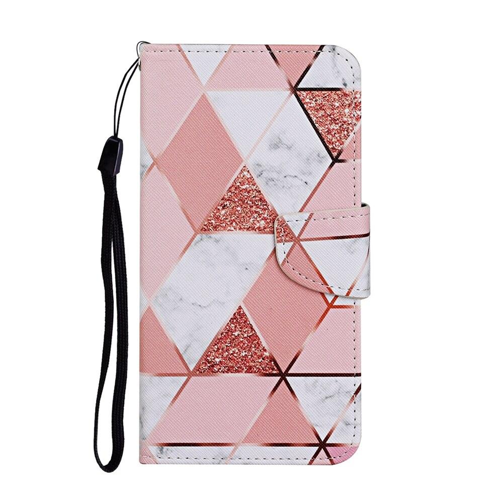 Redmi Note 8 9 Pro 9S 8T Leather Case on for Xiaomi Redmi 9 9A 9C 8A Note 9s 9Pro 8t 8 Pro New Flip Wallet Case Leather Card Slots Phone Cover Flip Case Women Phone Cover Stevvex