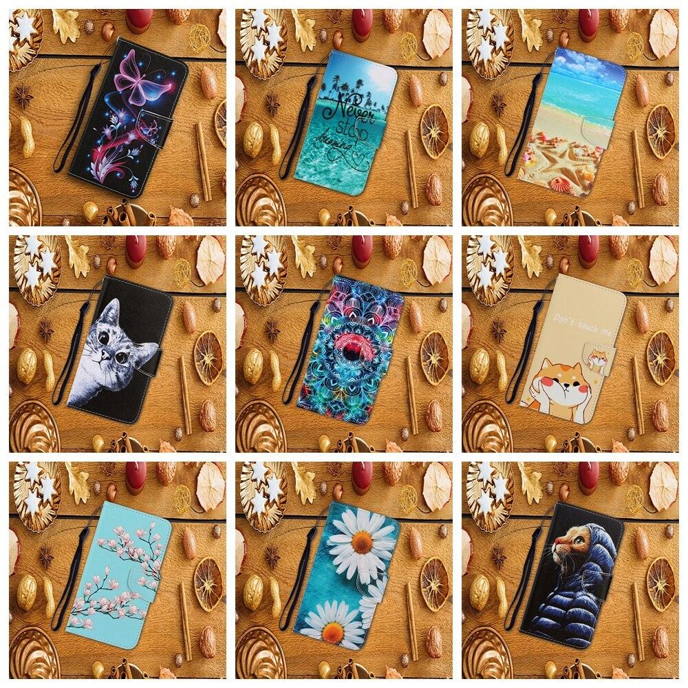 Redmi Note 8 9 Pro 9S 8T Leather Case on for Xiaomi Redmi 9 9A 9C 8A Note 9s 9Pro 8t 8 Pro New Flip Wallet Case Leather Card Slots Phone Cover Flip Case Women Phone Cover Stevvex