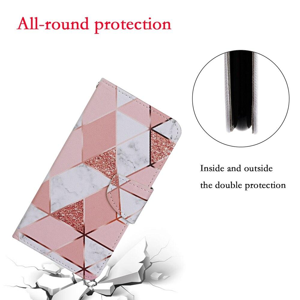 Redmi Note 8 9 Pro 9S 8T Leather Case on for Xiaomi Redmi 9 9A 9C 8A Note 9s 9Pro 8t 8 Pro New Flip Wallet Case Leather Card Slots Phone Cover Flip Case Women Phone Cover Stevvex