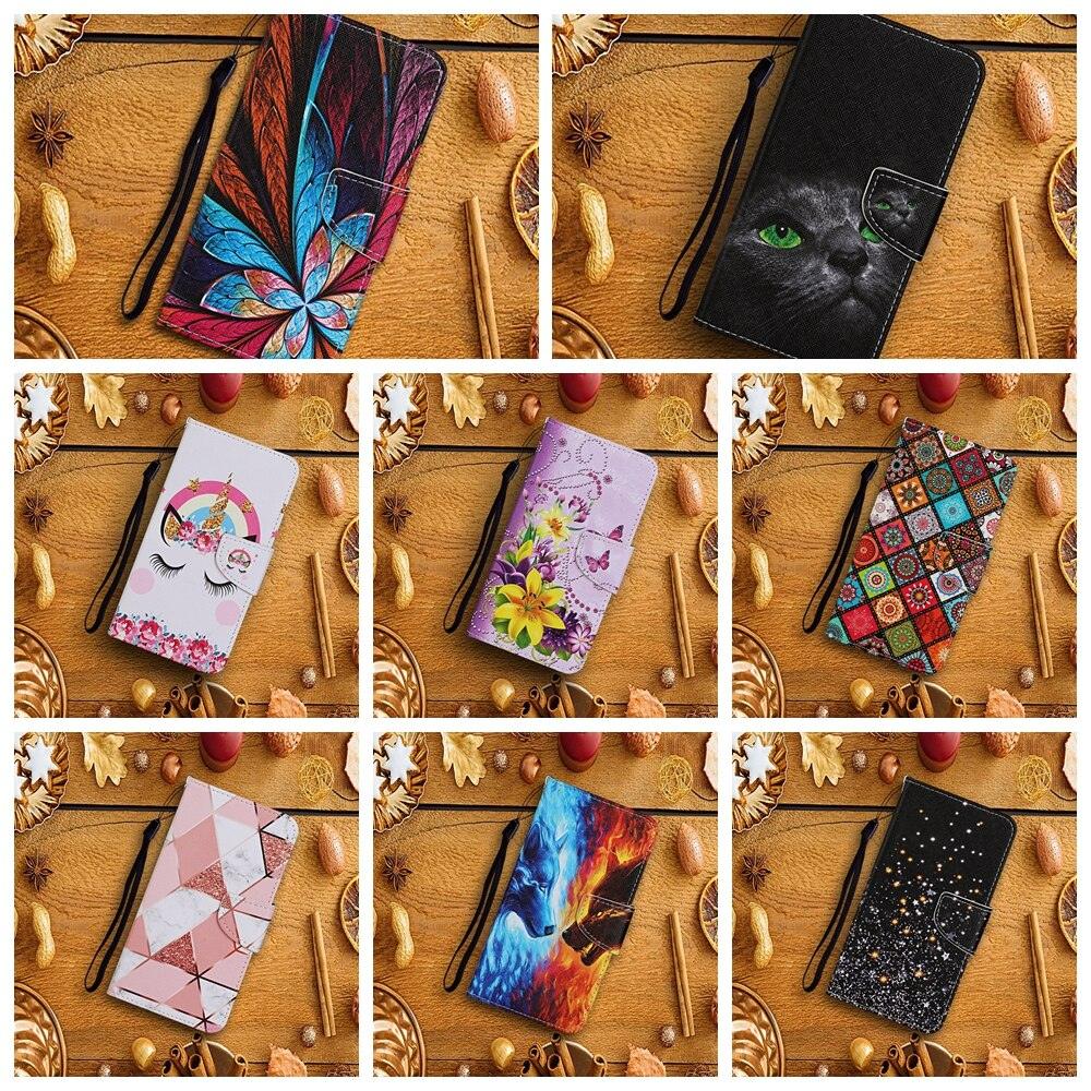 Redmi Note 8 9 Pro 9S 8T Leather Case on for Xiaomi Redmi 9 9A 9C 8A Note 9s 9Pro 8t 8 Pro New Flip Wallet Case Leather Card Slots Phone Cover Flip Case Women Phone Cover Stevvex