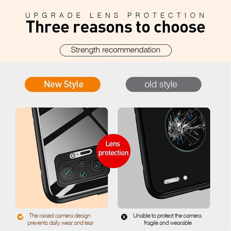 Redmi Note10 Pro Case Leather Car Magnetic Holder Cover For Xiaomi Redmi Note 10 11 Pro 11S 10S 10T Soft Frame Shockproof Luxury Pattern Leather Slim Protective Case Stevvex