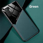 Redmi Note10 Pro Case Leather Car Magnetic Holder Cover For Xiaomi Redmi Note 10 11 Pro 11S 10S 10T Soft Frame Shockproof Luxury Pattern Leather Slim Protective Case Stevvex