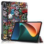 Redmi pad 2022 10.6 For Tablet Xiaomi Pad 5 Case Kids Folding Smart Cover Leather Protective Cover Mi Pad 5 Pro Case Stand Function Leather Case Cover Printed High Quality Leather Protective Cover Stevvex