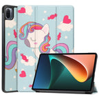 Redmi pad 2022 10.6 For Tablet Xiaomi Pad 5 Case Kids Folding Smart Cover Leather Protective Cover Mi Pad 5 Pro Case Stand Function Leather Case Cover Printed High Quality Leather Protective Cover Stevvex